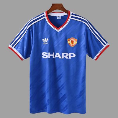 86/88 Manchester United Third Retro Soccer Jersey