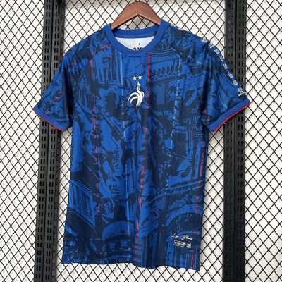 2026 France Special Version Liberty Blue Training Shirt