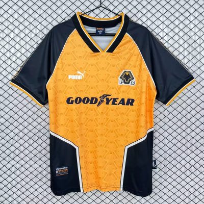 96/98 Wolverhampton Wanderers Home Retro Soccer Jersey
