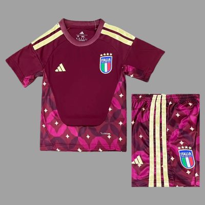 2026 Italy Goalkeeper Kids Soccer Jersey Size 16-28