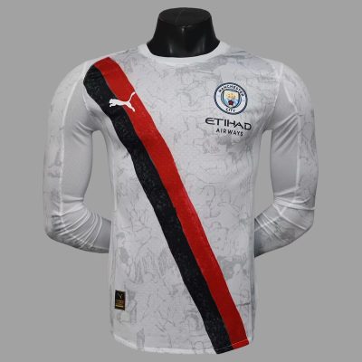 25/26 Manchester City World Cup Away Long Sleeve Player Version Soccer Jersey