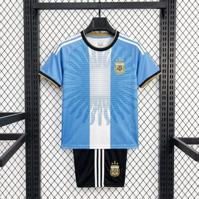 2026 Argentina MESSI Tribute Kids Soccer Jersey
