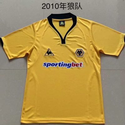 10/11 Wolverhampton Home Retro Soccer Jersey