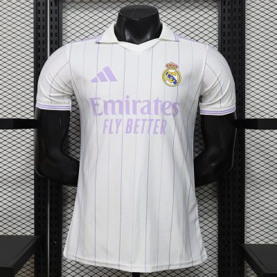 26/27 Real Madrid Originals White Purple Player Version Soccer Jersey