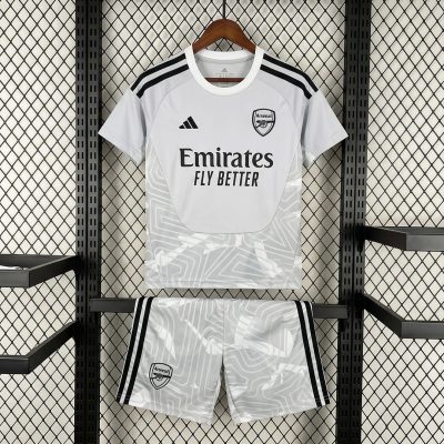 26/27 Arsenal Goalkeeper 1 Kids Soccer Jersey Size 16-28