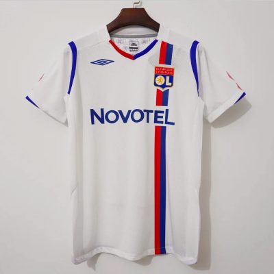 08/09 Lyon Home Retro Soccer Jersey