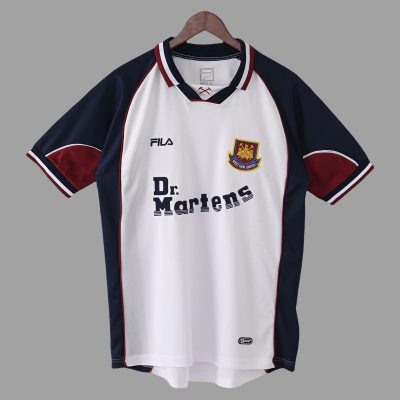 99/01 West Ham United Away Retro Soccer