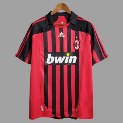 07/08 AC Milan Home Retro Soccer Jersey