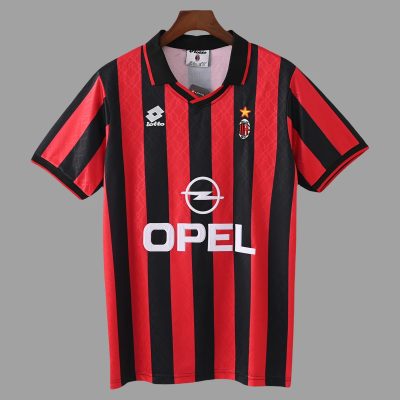 95/96 AC Milan Home Retro Soccer Jersey