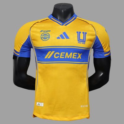25/26 Tigres UANL Home Player Version Soccer Jersey