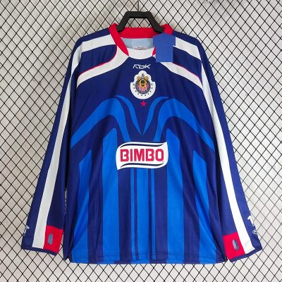 06/07 Chivas Away Long Sleeve Retro Soccer Jersey