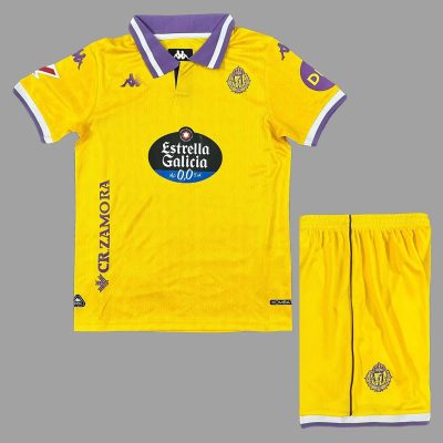 25/26 Valladolid Third Kids Soccer Jersey Size 16-28
