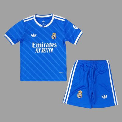 25/26 Real Madrid Third Kids Soccer Jersey Size 16-28