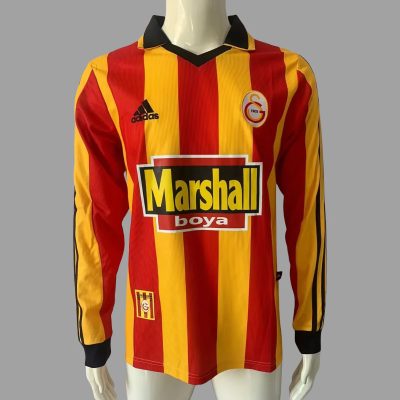99/00 Galatasaray Home Long Sleeve Retro Soccer Jersey
