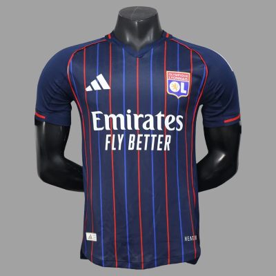 25/26 Lyon Away Player Version Soccer Jersey