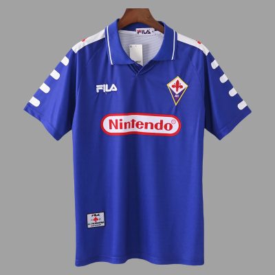 98/99 Fiorentina Home Retro Soccer Jersey