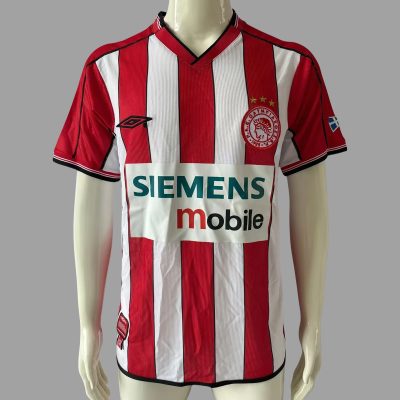 02/03 Olympiacos Home Retro Soccer Jersey