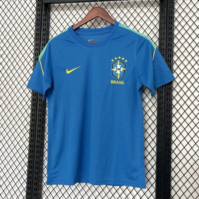 2026 Brazil Blue Training Soccer Jersey