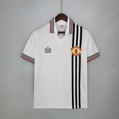 75/80 Manchester United Away Retro Soccer Jersey