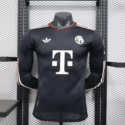 25/26 Bayern Munich Third Long Sleeve Player Version Soccer Jersey
