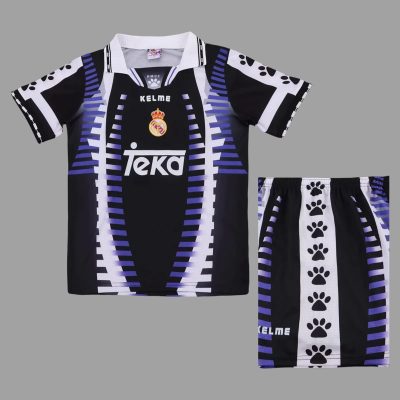 97/98 Real Madrid Third Kids Retro Soccer Jersey Size 16-28