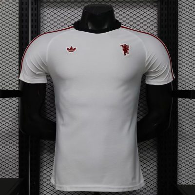 26/27 Manchester United x Adidas Originals White Soccer Jersey