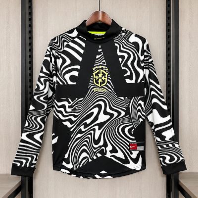 2026 Brazil Goalkeeper Long Sleeve Soccer Jersey