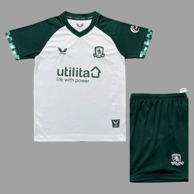25/26 Middlesbrough Third Kids Soccer Jersey Size 16-28