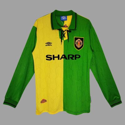 92/94 Manchester United Third Long Sleeve Retro Soccer