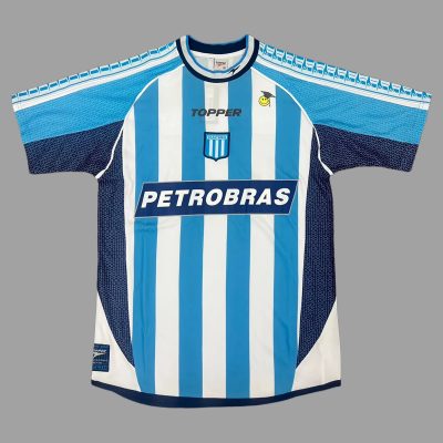 02/03 Racing Avellaneda Home Retro Soccer Jersey