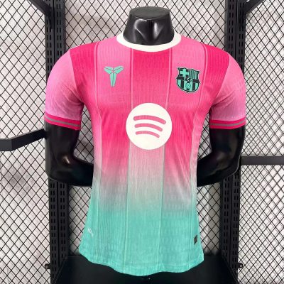 25/26 Barcelona Barbie Mermaid Pink Special Player Version Soccer Jersey