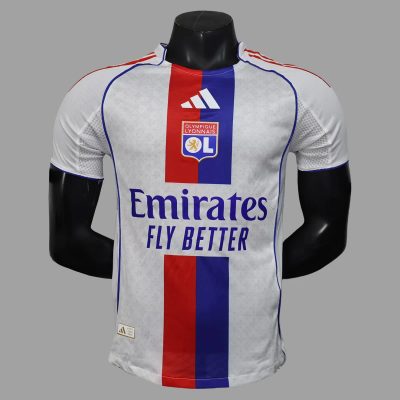 25/26 Lyon Home Player Version Soccer Jersey