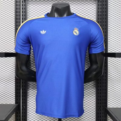 26/27 Real Madrid x Adidas Originals Blue Soccer Jersey