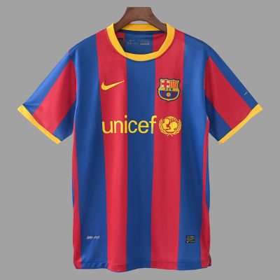 10/11 Barcelona Home Retro Soccer Jersey
