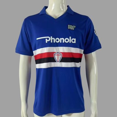84/88 Sampdoria Home Retro Soccer Jersey