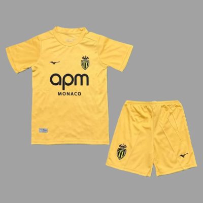 25/26 AS Monaco Third Kids Soccer Jersey Size 16-28