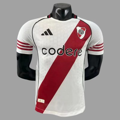 2025 River Plate Home Player Version Soccer Jersey