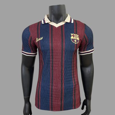 2025 Barcelona 125 Years Anniversary Home Player Version Soccer Jersey