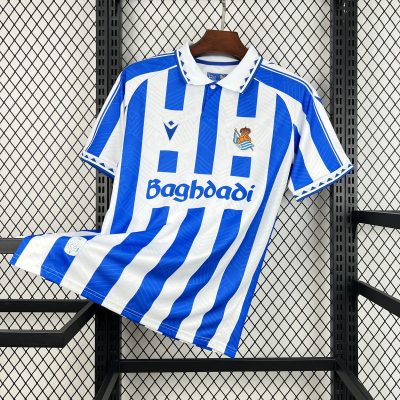 25/26 Real Sociedad Retro Soccer Jersey