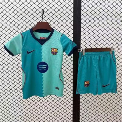26/27 Barcelona Third Kids Soccer Jersey Size 16-28