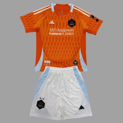 2025 Houston Dynamo Home Kids Soccer Jersey Size 16-28