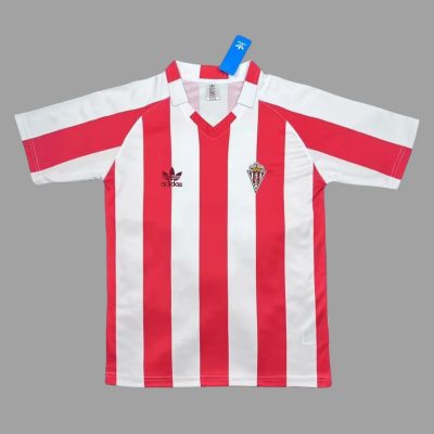 86/88 Sporting de Gijon Home Retro Soccer Jersey
