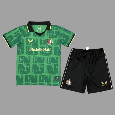 25/26 Feyenoord Fourth Kids Soccer Jersey Size 16-28