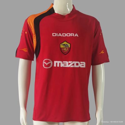 04/05 Roma Home Retro Soccer Jersey