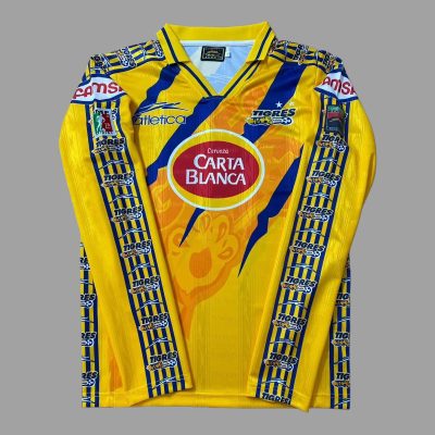 97/98 Tigres UANL Home Long Sleeve Retro Soccer Jersey