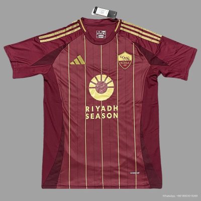 24/25 Roma Home Soccer Jersey