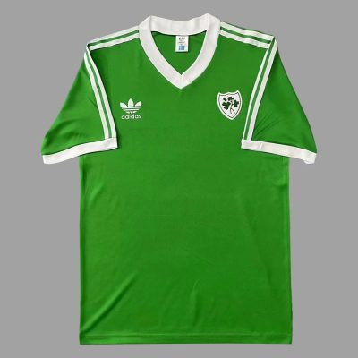 1986 Ireland Home Retro Soccer Jersey