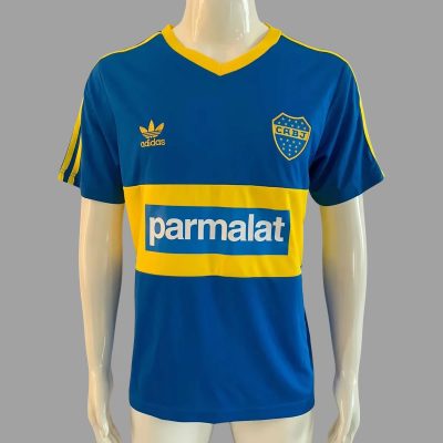1992 Boca Juniors Home Retro Soccer Jersey