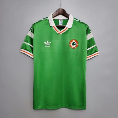1988 Ireland Home Retro Soccer Jersey