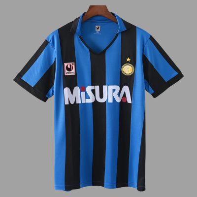 90/91 Inter Milan Home Retro Soccer Jersey